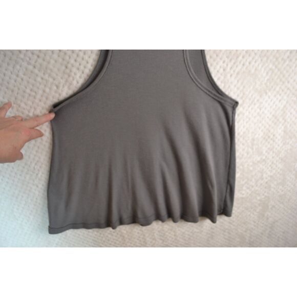 Free People Women's Medium Grey Tank Top - Picture 9 of 10